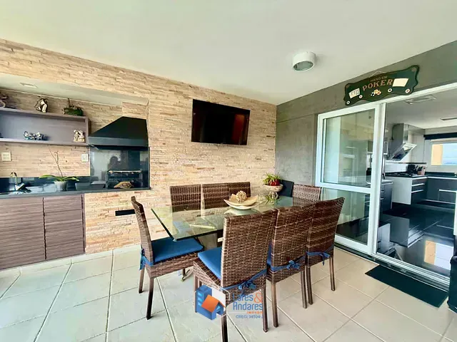 Apartamento com 181m² 3 quartos e 5 banheiros, à venda, no bairro Jurubatuba em São Paulo