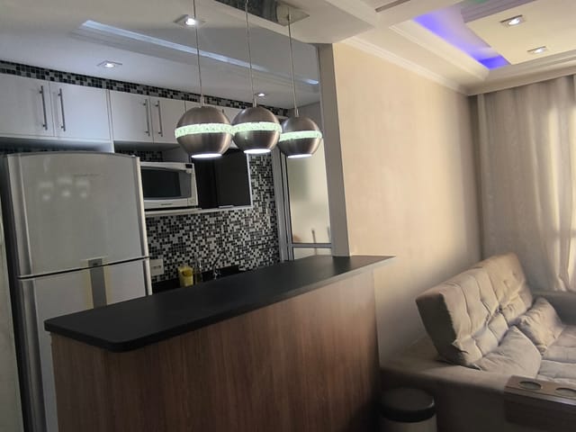 Foto do Apartamento - Lindo Apartamento Totalmente Mobiliado, 02 Dormitórios, 01 Vaga,  Condomínio Interclube na Avenida Interlagos | Paulista Imóveis