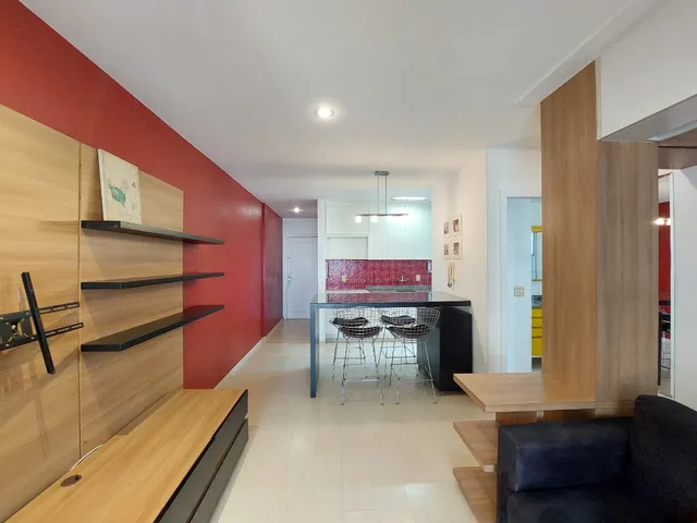 Foto do Apartamento - Apartamento para venda em Brooklin Paulista com 1 quarto, 43m² | Lares e Andares Imóveis