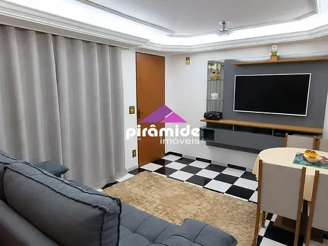 Apartamento com 56m² 2 quartos e 1 banheiro, à venda, no bairro Jardim Satélite em São José dos Campos