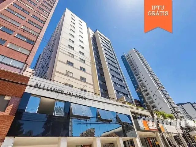 Apartamento 1 quarto e 1 banheiro, para alugar, no bairro Centro em Curitiba