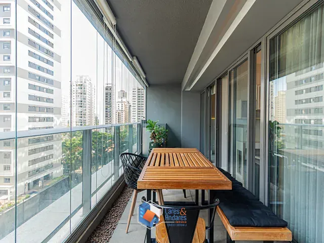 Apartamento com 65m² 2 quartos e 1 banheiro, à venda, no bairro Brooklin Paulista em São Paulo
