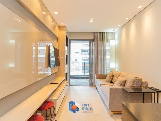 Apartamento com 65m² 2 quartos e 1 banheiro, à venda, no bairro Brooklin Paulista em São Paulo