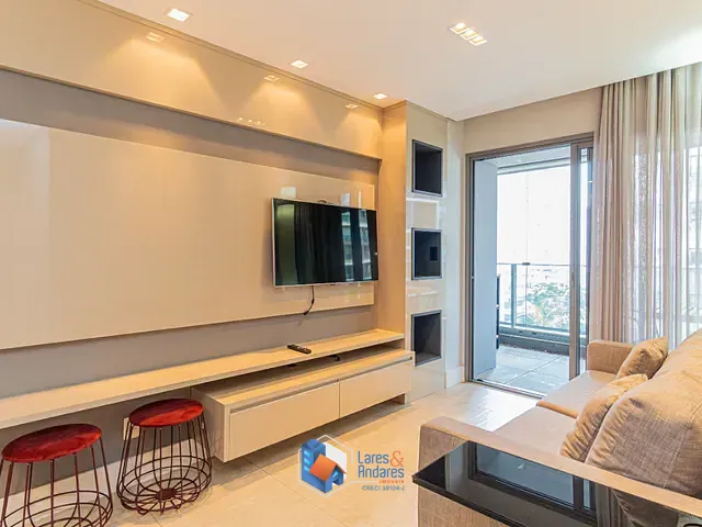 Apartamento com 65m² 2 quartos e 1 banheiro, à venda, no bairro Brooklin Paulista em São Paulo