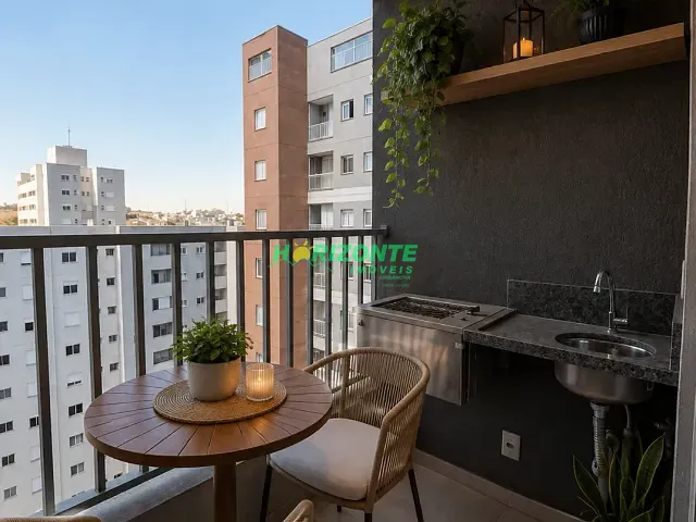 Apartamento 2 quartos e 1 banheiro, à venda, no bairro Urbanova em São José dos Campos
