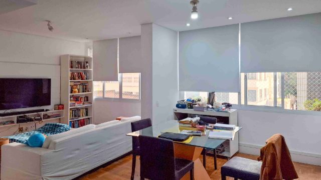 Apartamento com 124m² 3 quartos e 2 banheiros, à venda, no bairro Higienópolis em São Paulo