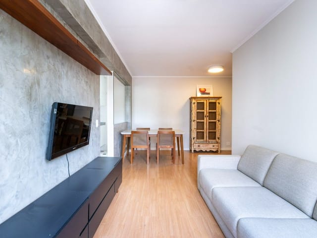 Foto do Apartamento - Apartamento Pronto para Morar com Lazer Completo, 60m² Reformado e Mobiliado na Vila Olímpia | Paulista Imóveis