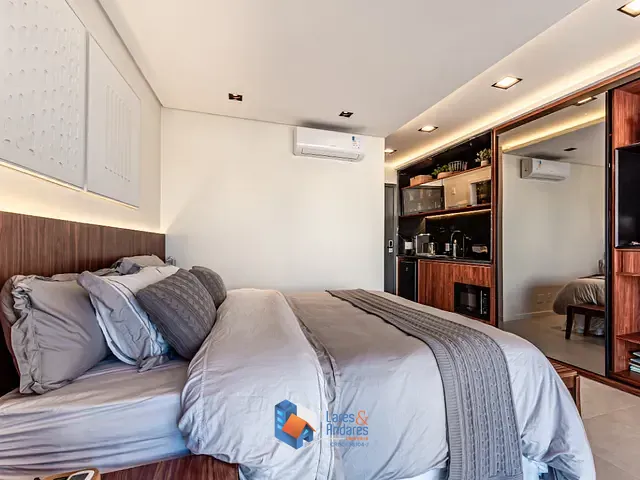 Apartamento com 26m² 1 quarto e 1 banheiro, à venda, no bairro Indianópolis em São Paulo