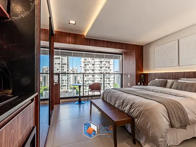 Apartamento com 26m² 1 quarto e 1 banheiro, à venda, no bairro Indianópolis em São Paulo