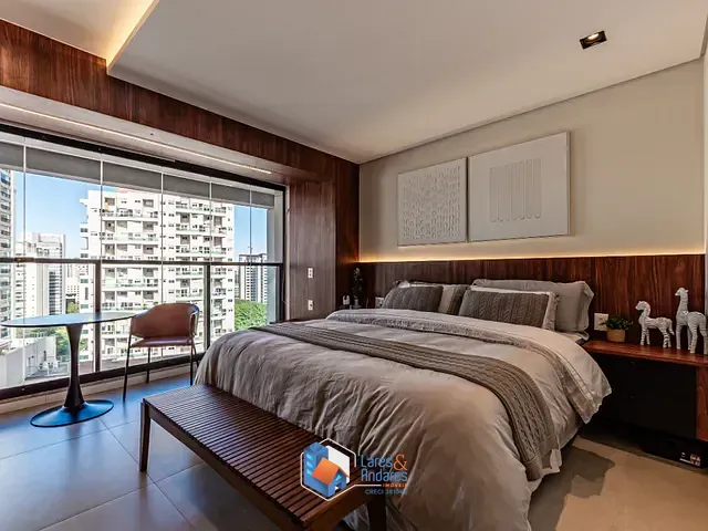 Apartamento com 26m² 1 quarto e 1 banheiro, à venda, no bairro Indianópolis em São Paulo