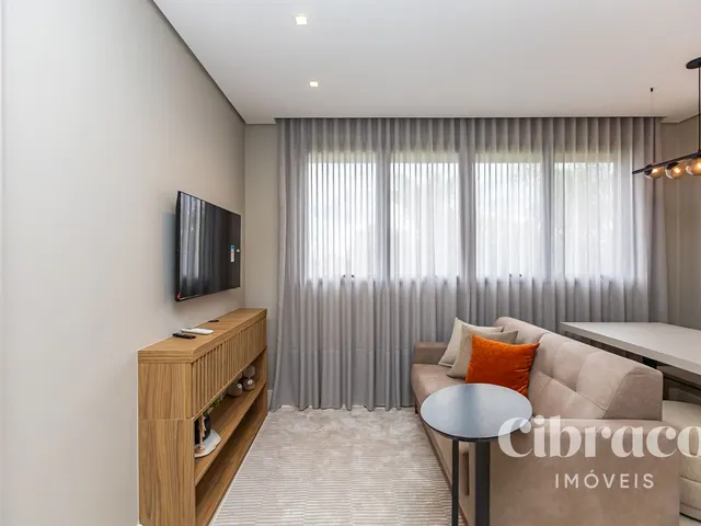 Apartamento 1 quarto e 2 banheiros, para alugar, no bairro São Francisco em Curitiba