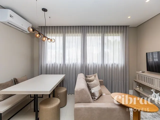Apartamento 1 quarto e 2 banheiros, para alugar, no bairro São Francisco em Curitiba