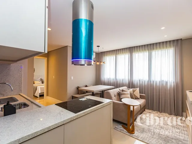 Apartamento 1 quarto e 2 banheiros, para alugar, no bairro São Francisco em Curitiba