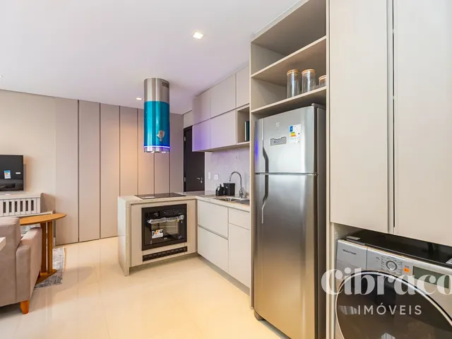 Apartamento 1 quarto e 2 banheiros, para alugar, no bairro São Francisco em Curitiba
