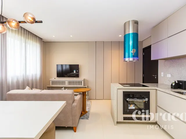 Apartamento 1 quarto e 2 banheiros, para alugar, no bairro São Francisco em Curitiba