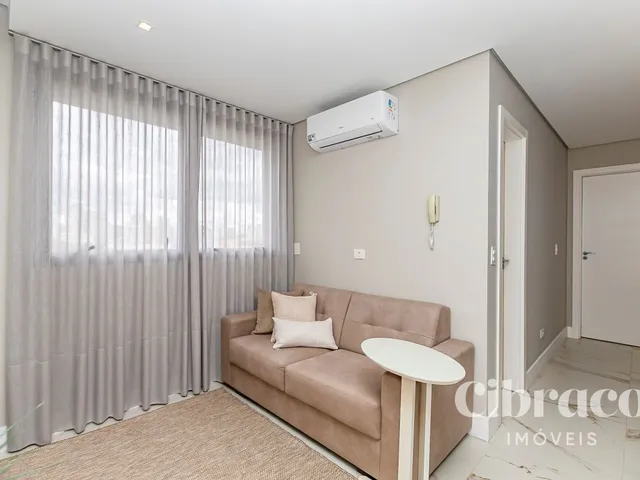 Apartamento 1 quarto e 2 banheiros, para alugar, no bairro São Francisco em Curitiba