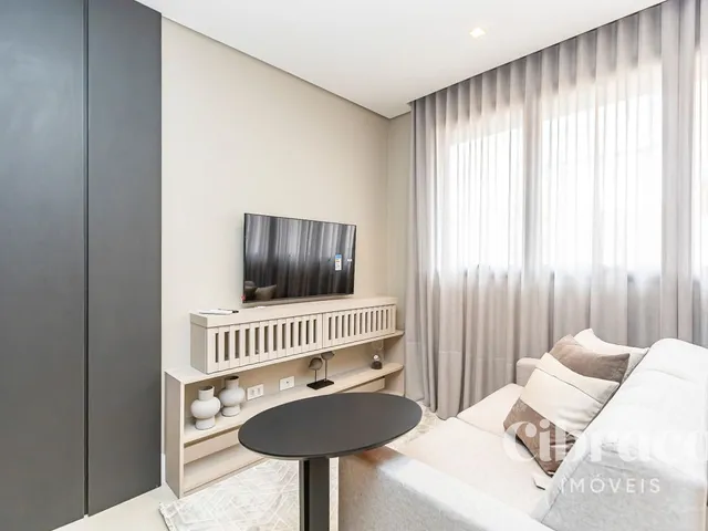 Apartamento 1 quarto e 2 banheiros, para alugar, no bairro São Francisco em Curitiba