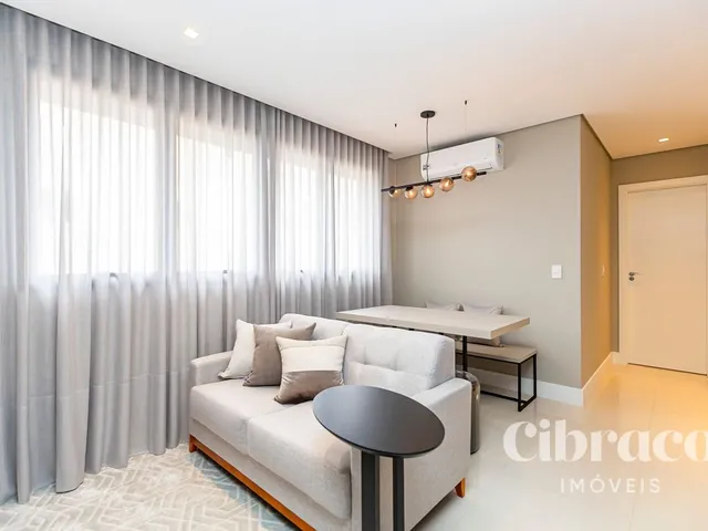 Apartamento 1 quarto e 2 banheiros, para alugar, no bairro São Francisco em Curitiba