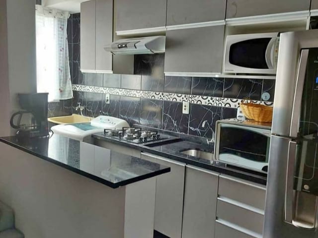 Foto do Apartamento - Apartamento à venda 2 Quartos, 1 Vaga, 48M², Crispim, Pindamonhangaba - SP | condomínio Pedra Bonita | Palacete Imobiliária