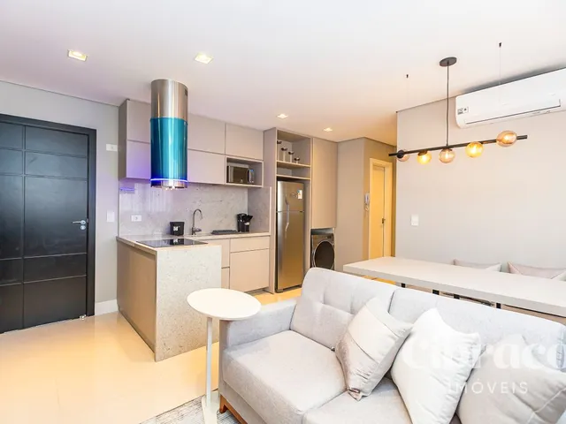 Apartamento 1 quarto e 2 banheiros, para alugar, no bairro São Francisco em Curitiba