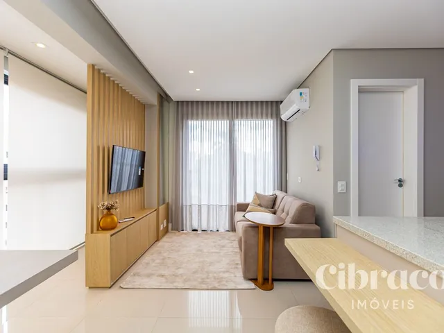Apartamento 1 quarto e 2 banheiros, para alugar, no bairro São Francisco em Curitiba