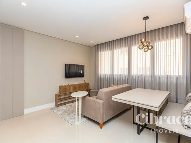 Apartamento 1 quarto e 2 banheiros, para alugar, no bairro São Francisco em Curitiba