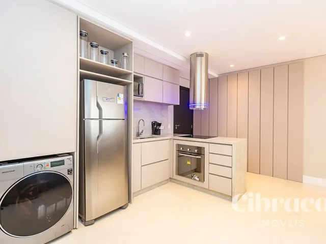 Apartamento 1 quarto e 2 banheiros, para alugar, no bairro São Francisco em Curitiba