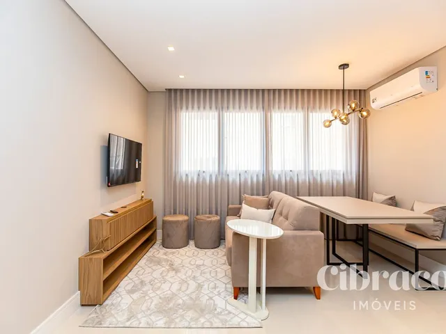 Apartamento 1 quarto e 2 banheiros, para alugar, no bairro São Francisco em Curitiba