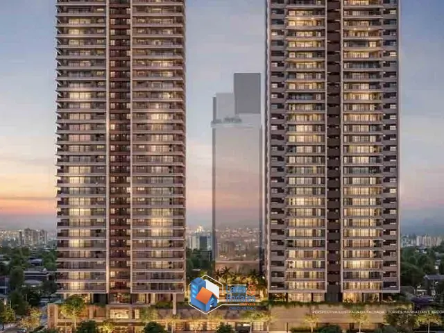 Apartamento com 217m² 4 quartos e 6 banheiros, à venda, no bairro Brooklin em São Paulo