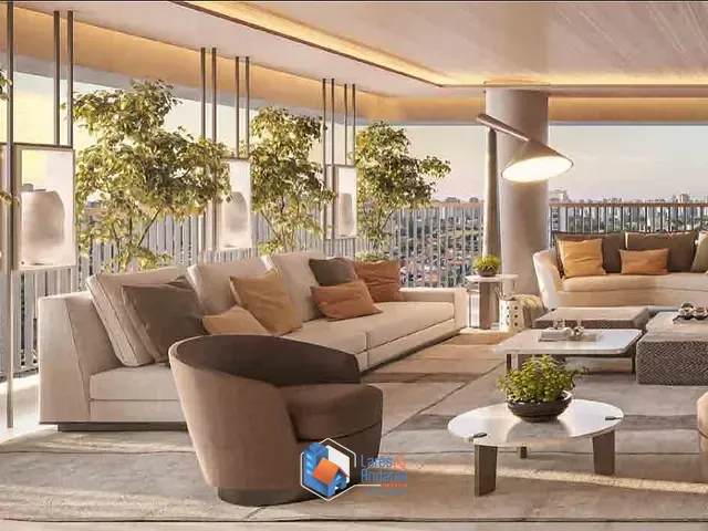 Apartamento com 217m² 4 quartos e 6 banheiros, à venda, no bairro Brooklin em São Paulo