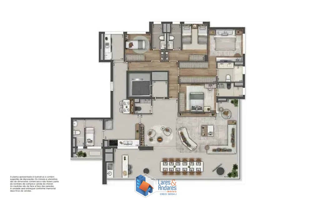 Apartamento, 4 quartos, 217 m² - Foto 8