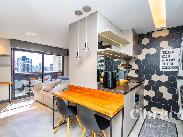 Apartamento 1 quarto e 1 banheiro, para alugar, no bairro Rebouças em Curitiba