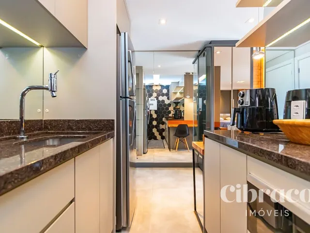 Apartamento 1 quarto e 1 banheiro, para alugar, no bairro Rebouças em Curitiba