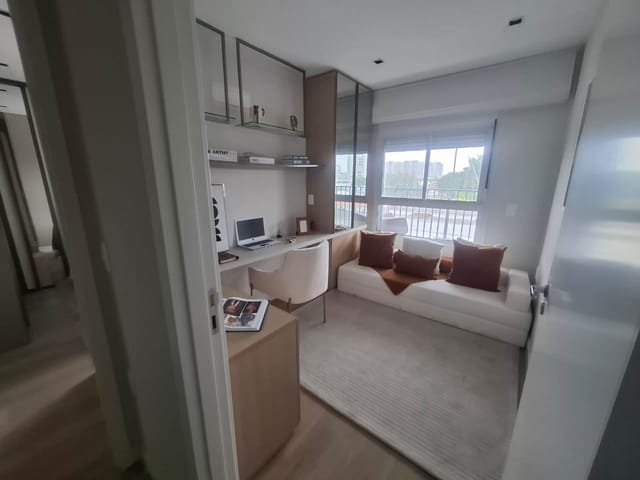 Foto do Apartamento - Apartamento à venda  Santo Amaro/ 64m², 2 quartos, 1 vaga de garagem e lazer completo, São Paulo - SP | Paulista Imóveis