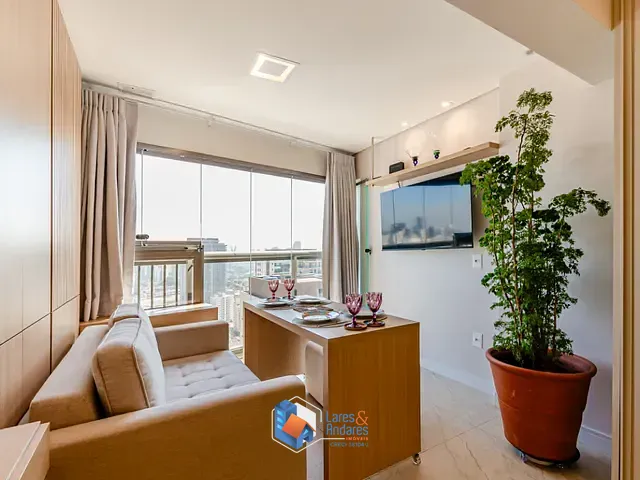 Apartamento com 31m² 1 quarto e 1 banheiro, à venda, no bairro Brooklin em São Paulo