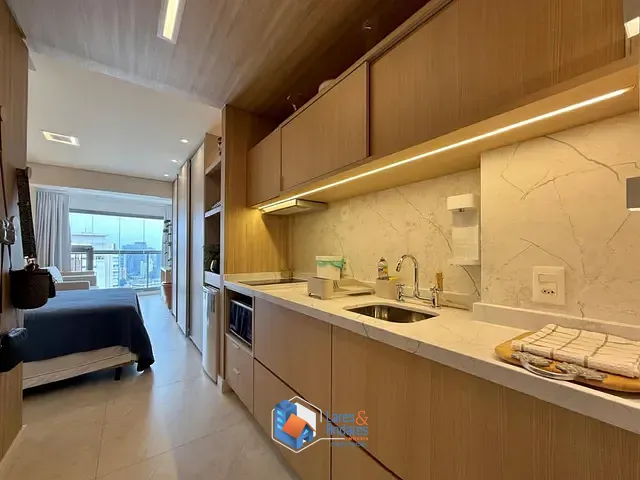 Apartamento com 31m² 1 quarto e 1 banheiro, à venda, no bairro Brooklin em São Paulo