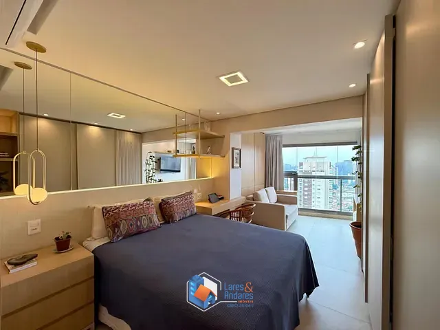 Apartamento com 31m² 1 quarto e 1 banheiro, à venda, no bairro Brooklin em São Paulo
