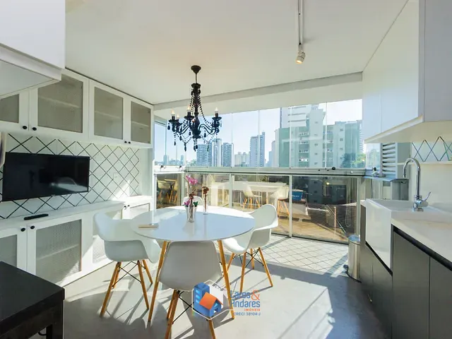 Apartamento com 120m² 1 quarto e 1 banheiro, à venda, no bairro Vila Olímpia em São Paulo