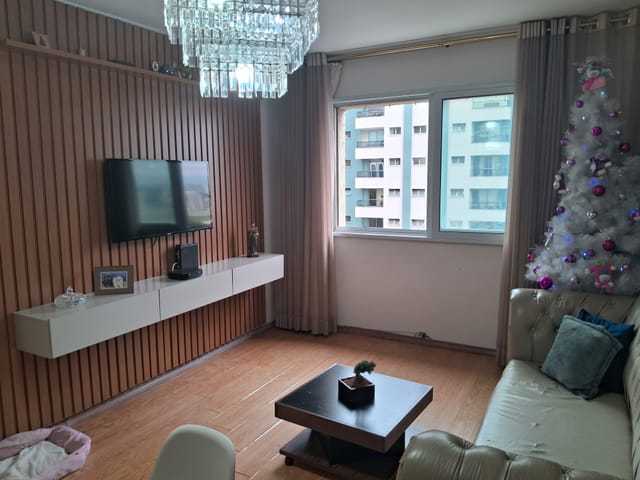 Foto do Apartamento - Apartamento à venda e locação, com 50m², 1 quarto, sala dois ambiente, 1 vaga de garagem no Campo Belo, São Paulo-SP | Paulista Imóveis
