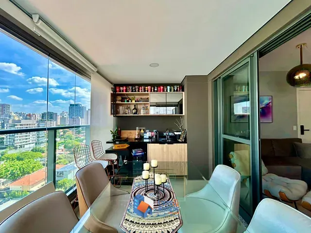 Apartamento com 1423m² 2 quartos e 2 banheiros, à venda, no bairro Brooklin Paulista em São Paulo