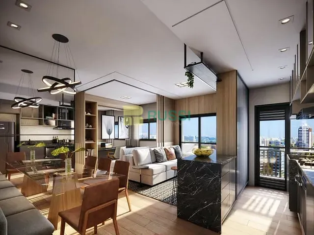 Apartamento com 59m² 2 quartos e 2 banheiros, à venda, no bairro Jardim Esplanada em São José dos Campos