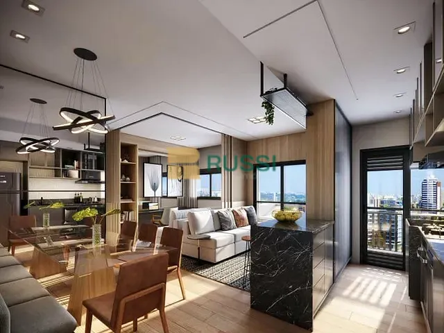 Apartamento com 59m² 2 quartos e 2 banheiros, à venda, no bairro Jardim Esplanada em São José dos Campos
