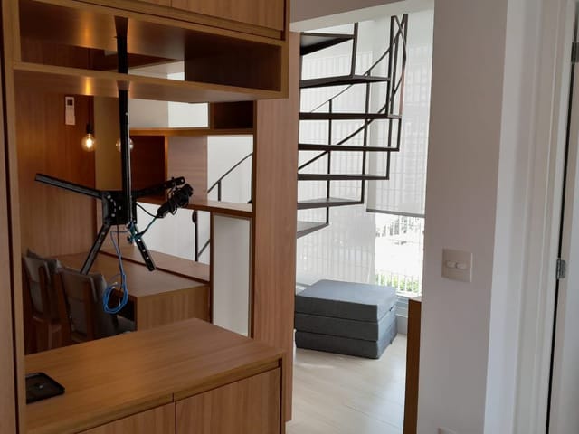 Foto do Apartamento - Apartamento Duplex para Venda e Locação MOBILIADO com 55m², 1 quarto, 1 vaga de garagem no Campo Belo, São Paulo-SP | Paulista Imóveis
