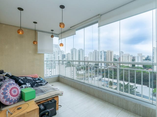 Foto do Apartamento - Apartamento à venda com 101m², 3 Quartos sendo 1 Suíte, Lazer Completo, 2 Vagas de garagem em Santo Amaro, São Paulo-SP | Paulista Imóveis