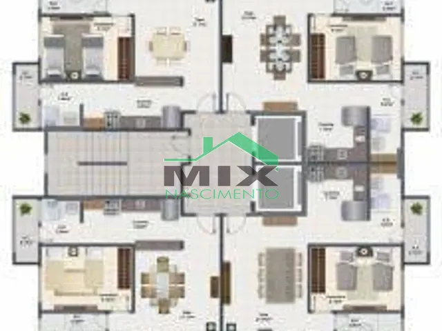 Apartamento com 135m² 2 quartos e 2 banheiros, à venda, no bairro Ocian em Praia Grande
