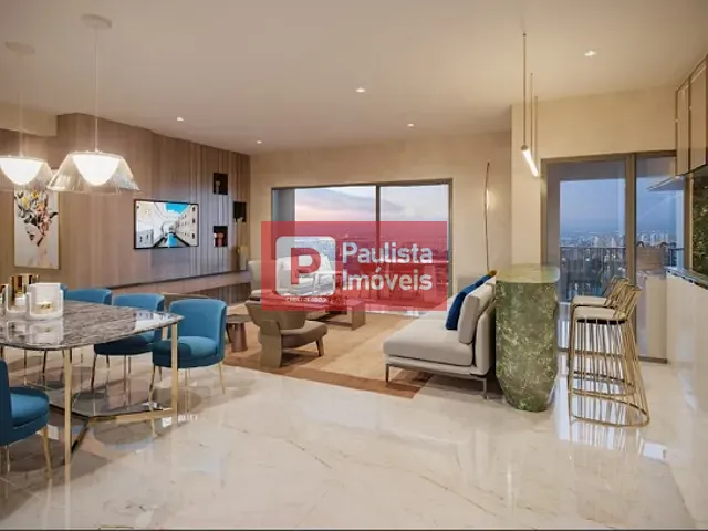 Apartamento com 200m² 3 quartos e 4 banheiros, à venda, no bairro Campo Belo em São Paulo