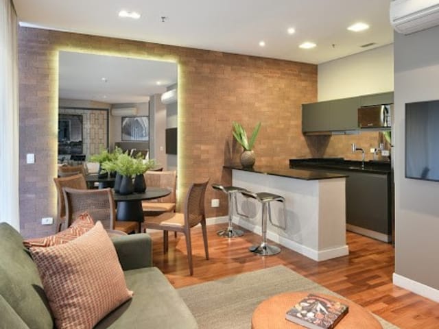 Apartamento com 65m² 1 quarto e 1 banheiro, à venda, no bairro Vila Olímpia em São Paulo