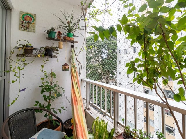 Foto do Apartamento - Apartamento à venda  — 60m² -  de conforto no Brooklin com varanda e suíte | Paulista Imóveis