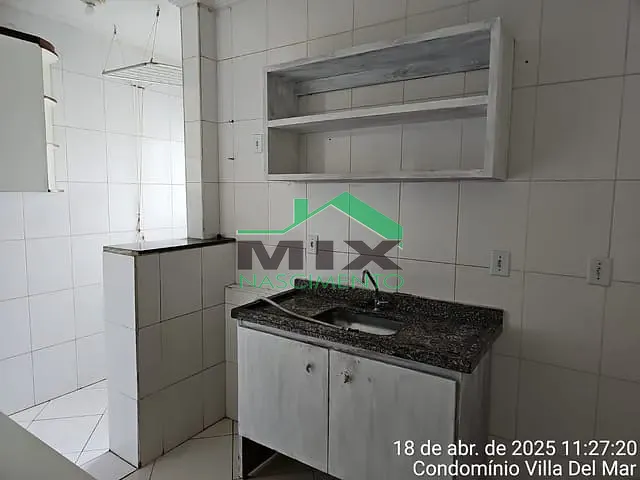 Apartamento com 45m² 2 quartos e 1 banheiro, à venda, no bairro Itaóca em Mongaguá