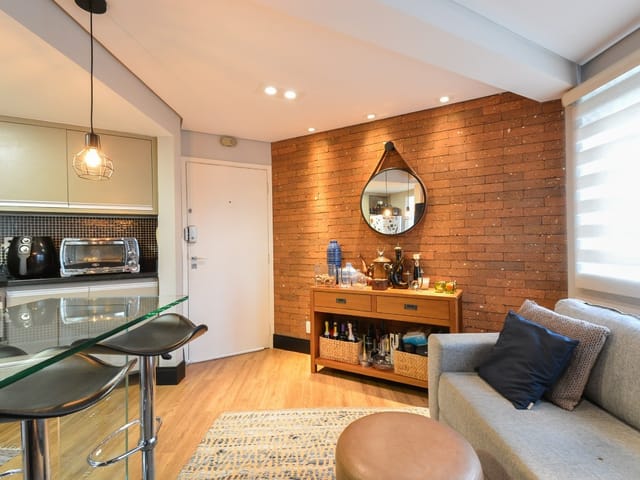 Foto do Apartamento - Flat Duplex 47m², 1 Vaga, Estilo e Conforto a Passos do Parque Ibirapuera | Paulista Imóveis
